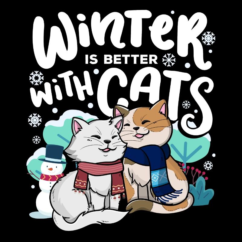 Der Winter Ist Besser Mit Katzen Herbstsaison