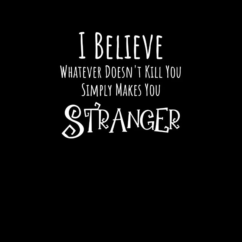 Goth Grufti Saying I Believe Whatever Doesn't