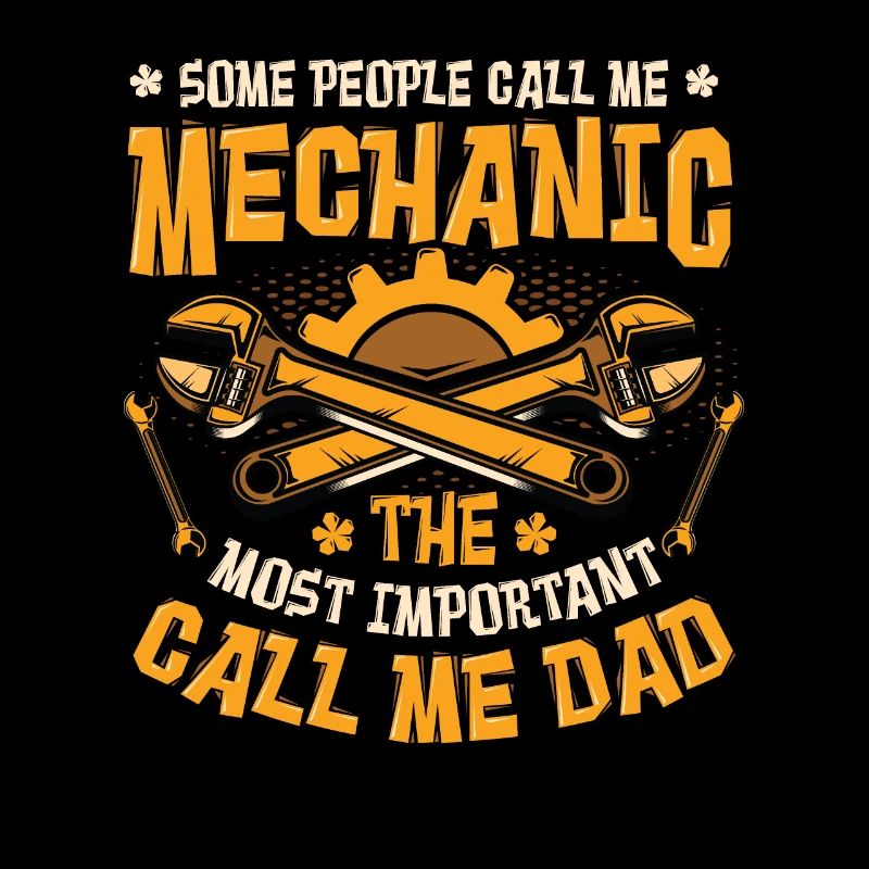 Mécanicien Le plus important Appelez-moi papa