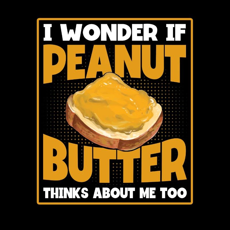 Erdnussbutter Spruch Peanut Butter Lover Geschenk