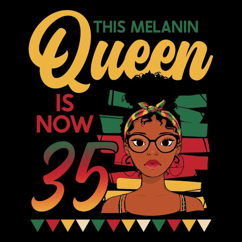 This melanin queen is now 35 years old, 35