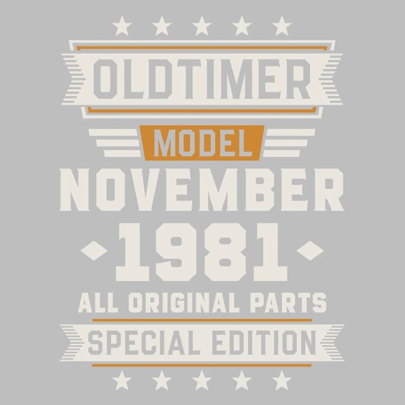 Oldtimer November 1981 Geburtstag Geschenk