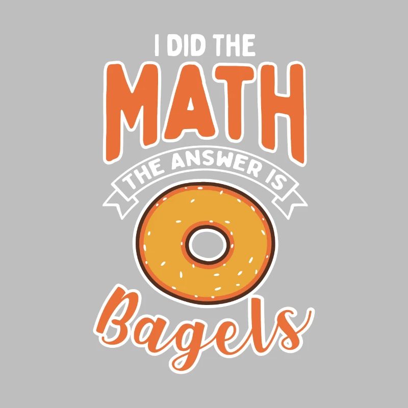Math Bagel Nerd Bagels Professeur de mathématiques