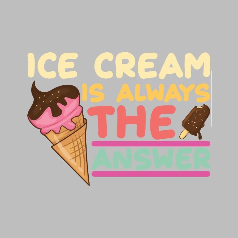 Eiscreme logo Sommer Softeis Geschenkidee