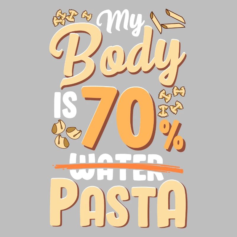 Mon corps est composé à 70% de pâtes