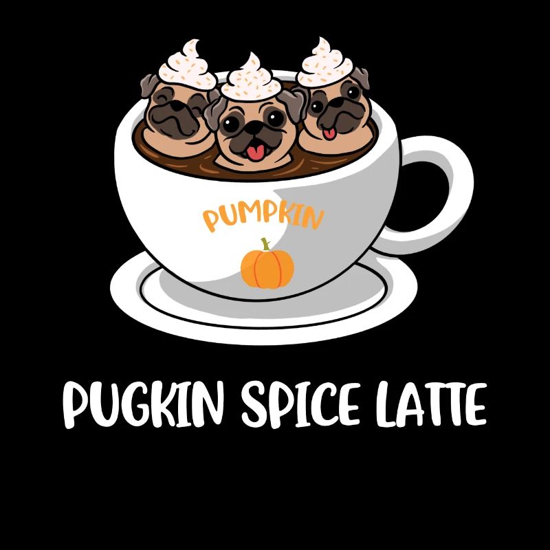 Pugkin Spice Latte Thanksgiving Gift