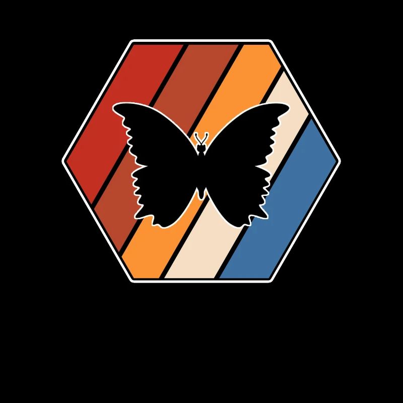 Schmetterling Retro