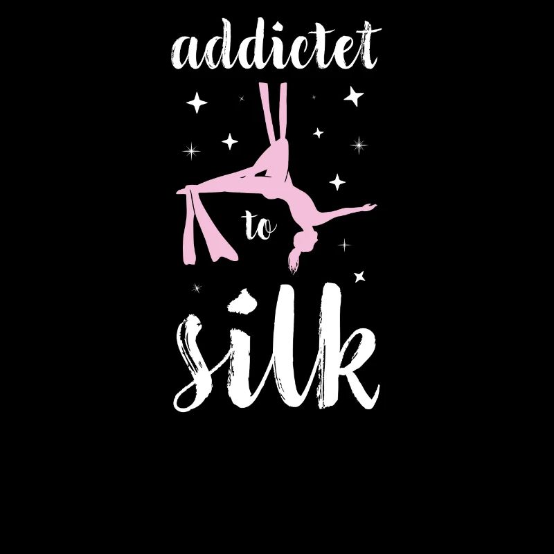 Aerial Silks I acrobatics dancer yoga design for