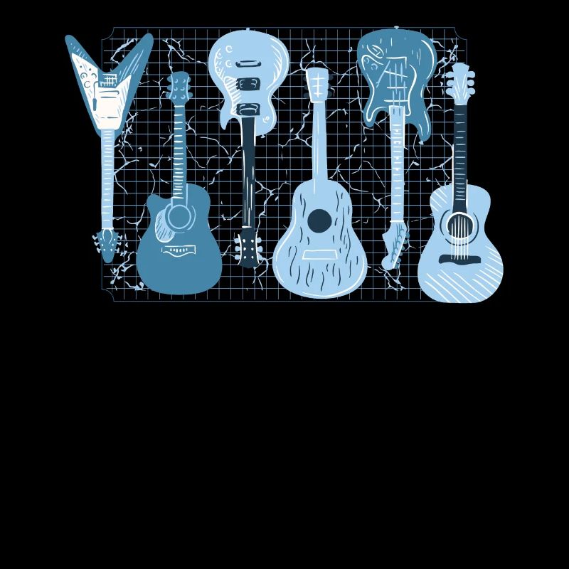 Retro akustische E -Gitarren -String -Instrument Ä