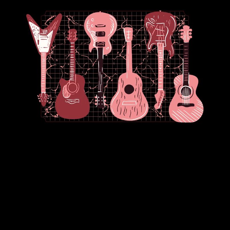 Retro akustische E -Gitarren -String -Instrument Ä