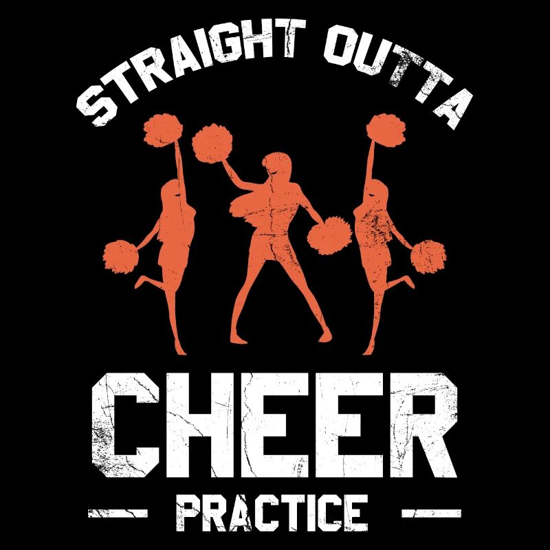 Straight Outta Cheer Practice Design For