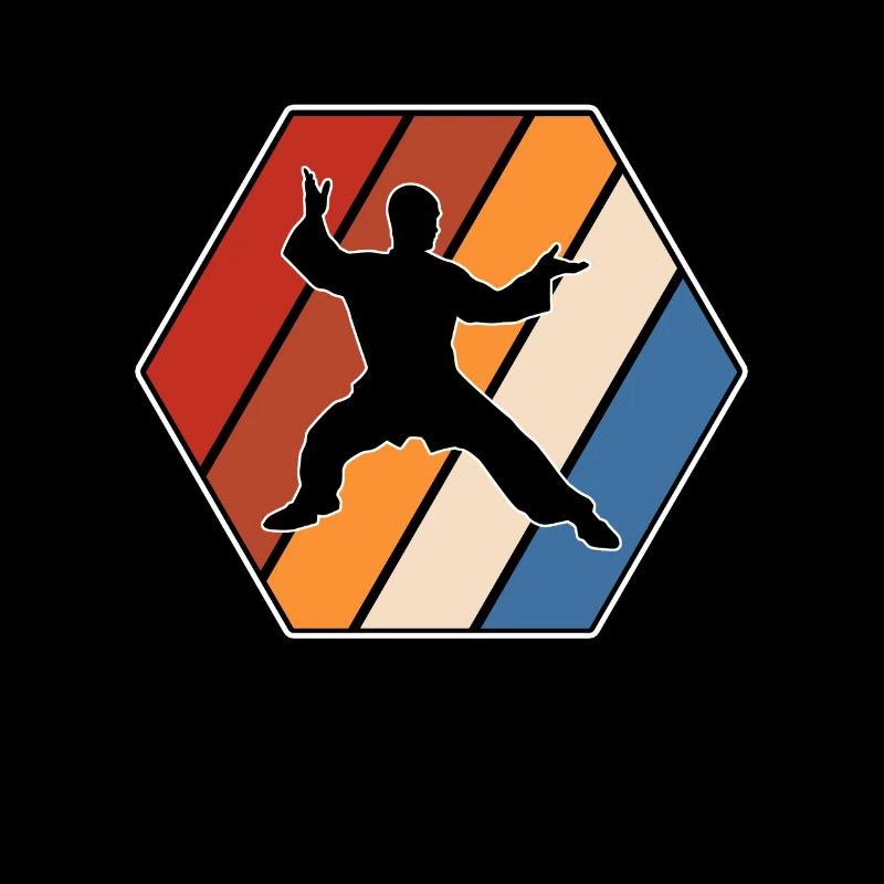 Karate Kampfsport Retro
