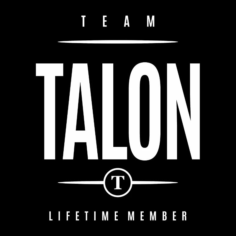 Team Talon Lifetime Member Personalized Name