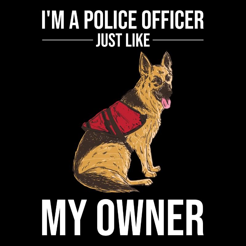 Polizeibeamter Polizeihund