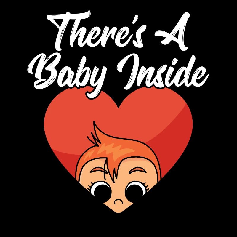 Il y a un bébé dedans mignon bébé à l’intérieur enceinte