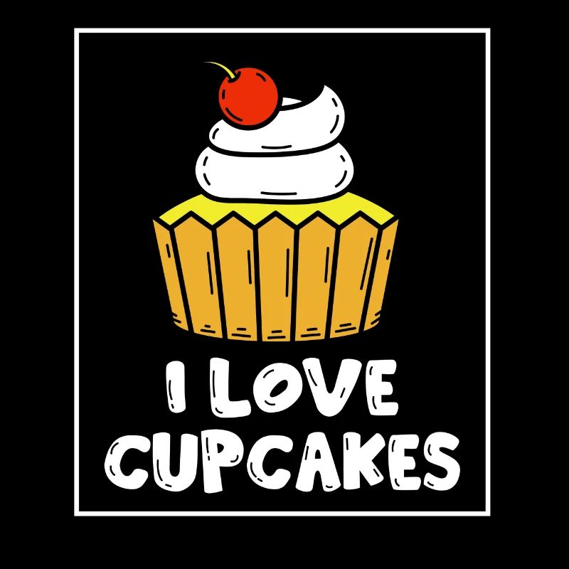 J’aime les cupcakes les amateurs de nourriture sucrée Cupcake