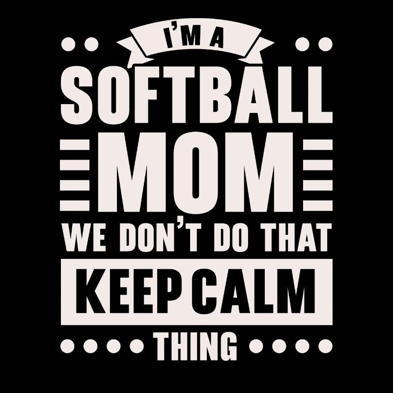 Softball Mom Softball Player Pitcher Catcher