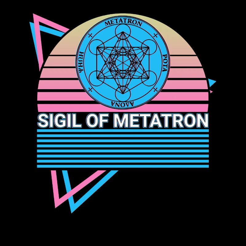 Sceau de Métatron Archange Sceau Rétro