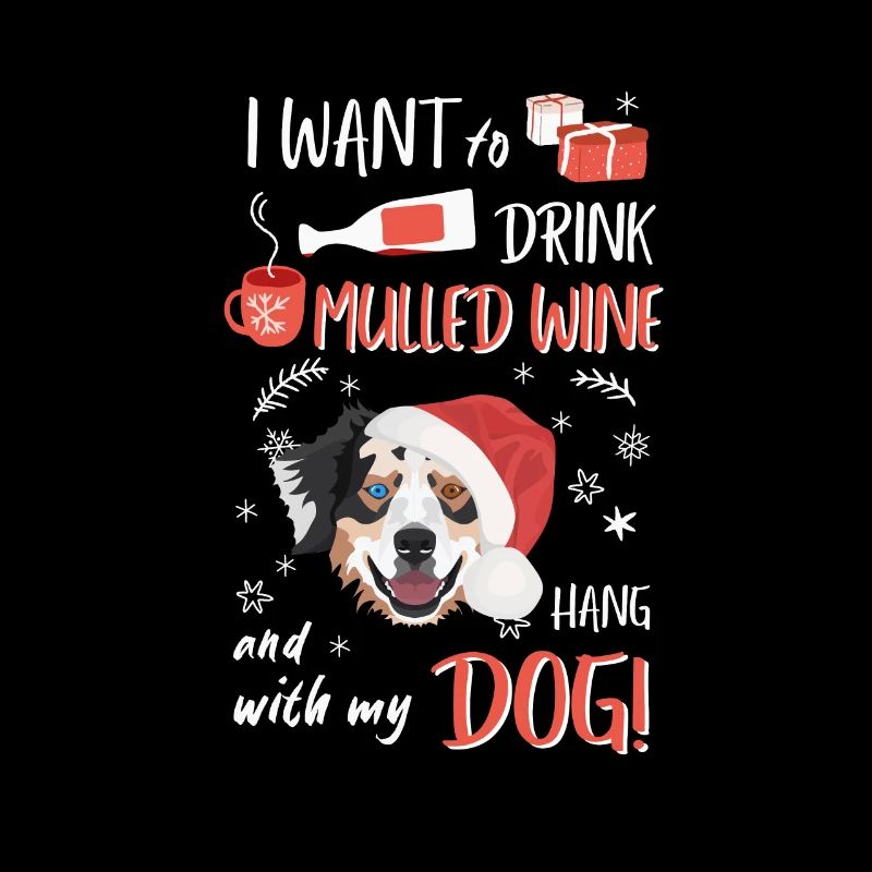 Berger australien Vin chaud Noël