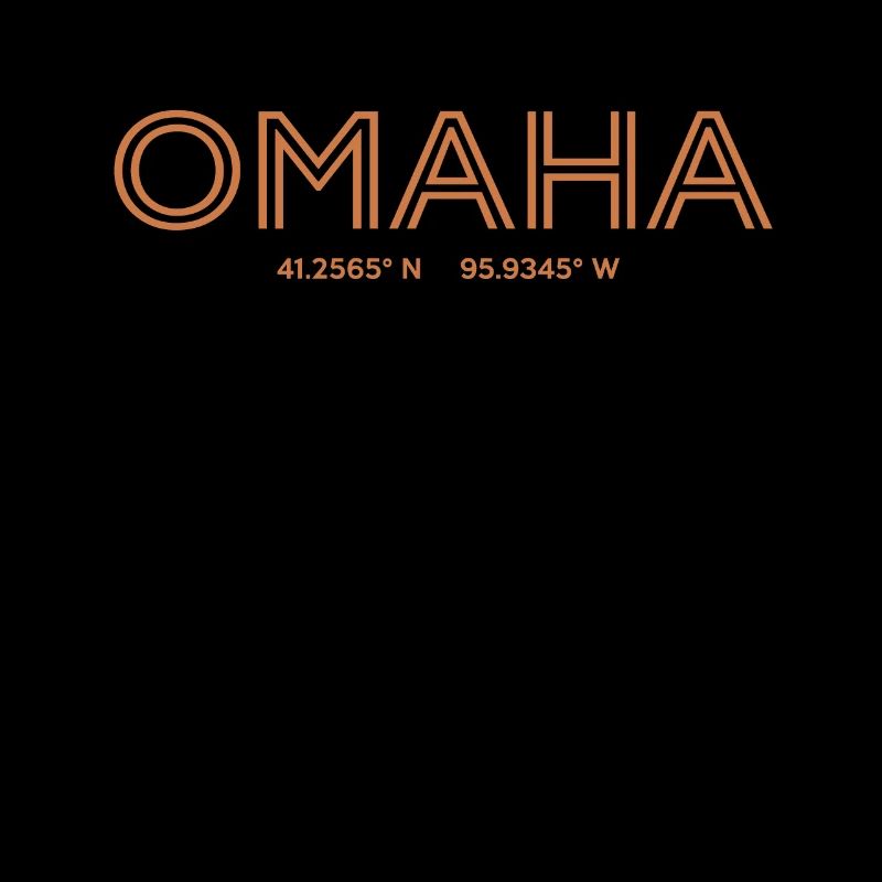 USA City Coordinates - Omaha