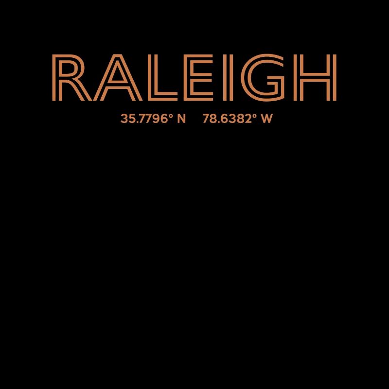USA City Coordinates - Raleigh