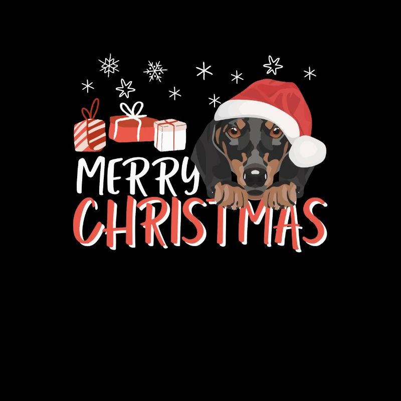 Teckel Joyeux Noël
