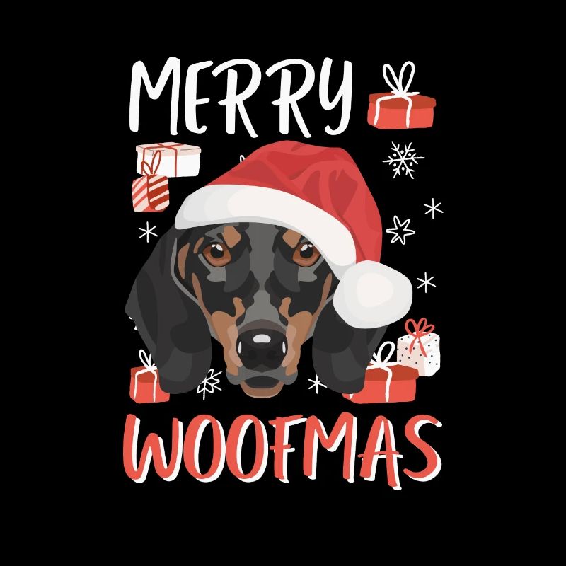 Teckel Joyeux Noël
