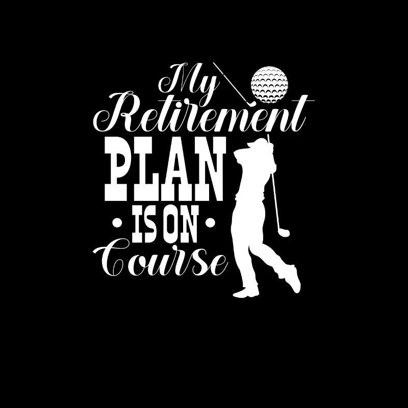 Ruhestand Golf Rente Rentner Rentnerin Geschenk