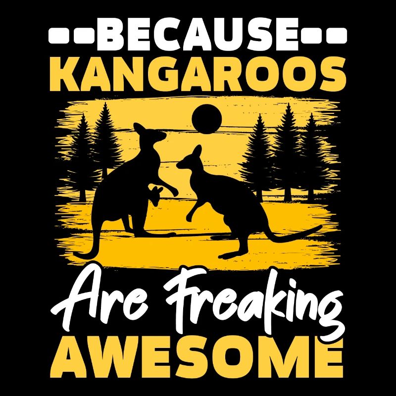 Parce que les kangourous sont des animaux sauvages impressionnants