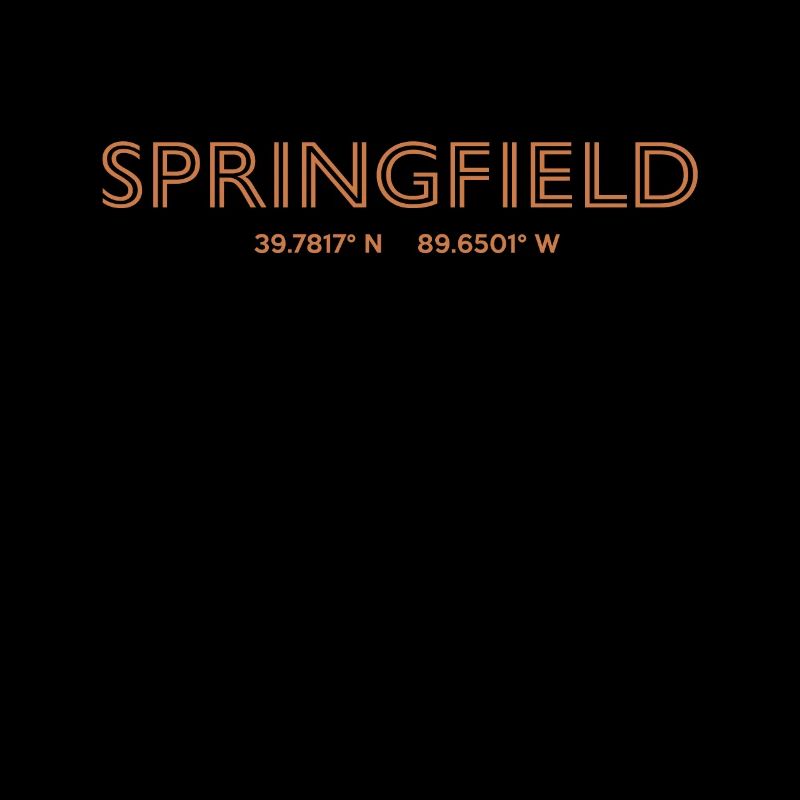 USA City Coordinates - Springfield
