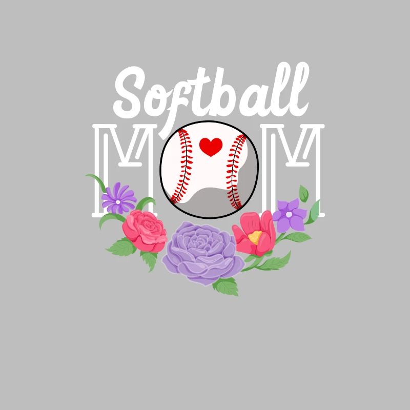 Softball Mutter Baseball Tochter Sohn Geschenk