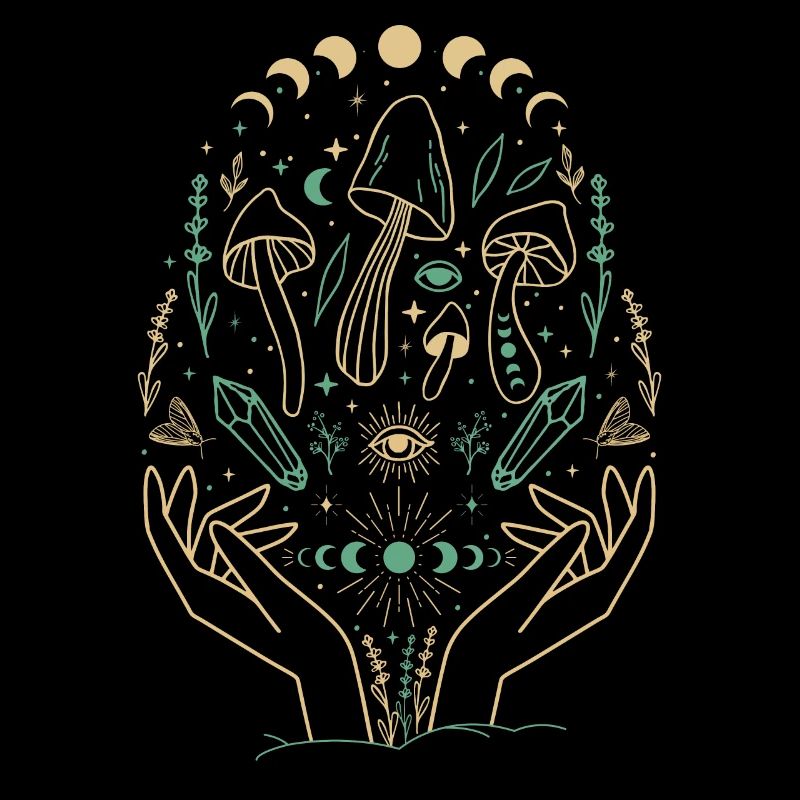 Boho Pilze & Minimalismus Goblincore Aesthetic