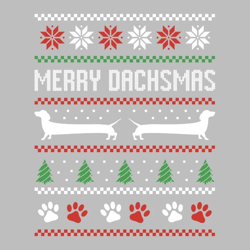 Dackel Wurst Hund Hässlicher Weihnachtspullover