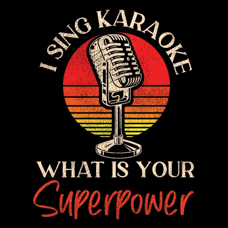 Karaoke Singer 80s Retro I Sing