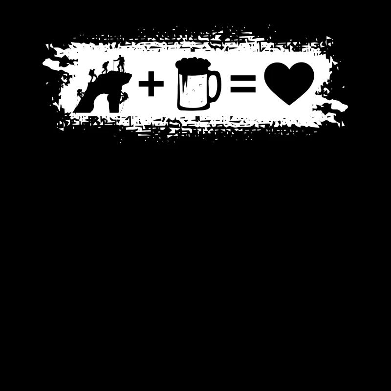 Grunge Rectangle - Heart - Beer - Climbing -