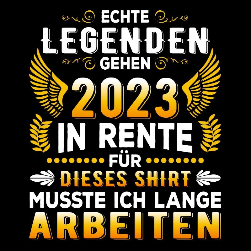 Rentner Rente 2023 Ruhestand Geschenkidee Geschenk