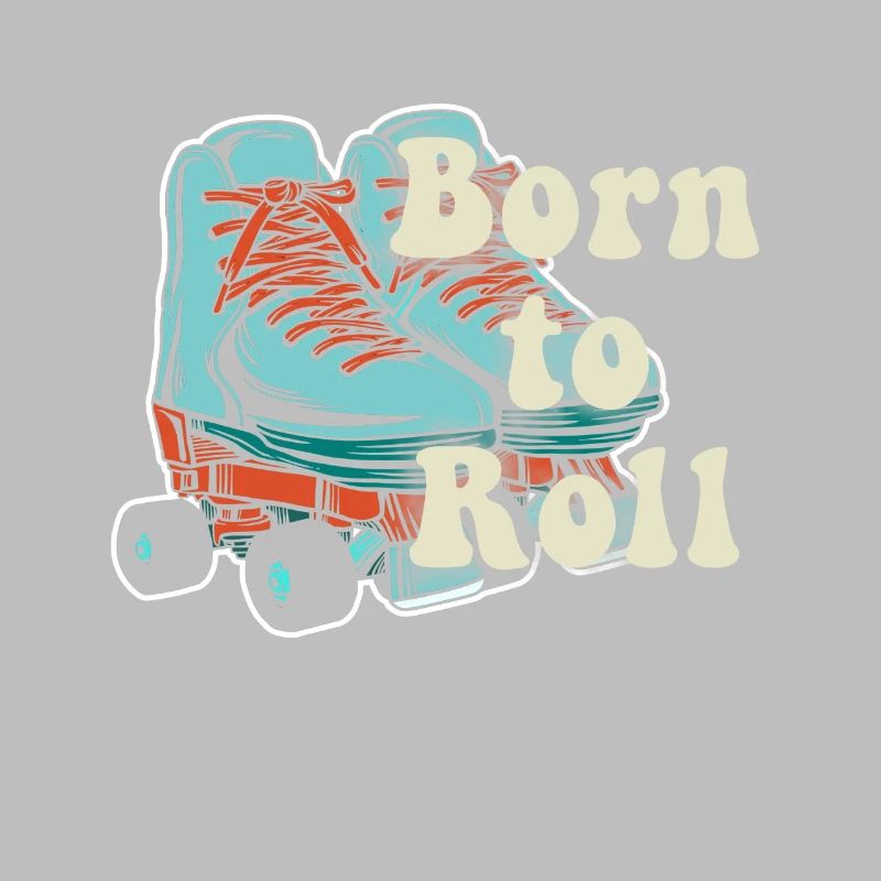 Inline Skate Geschenk Rollerskates Roller 70er