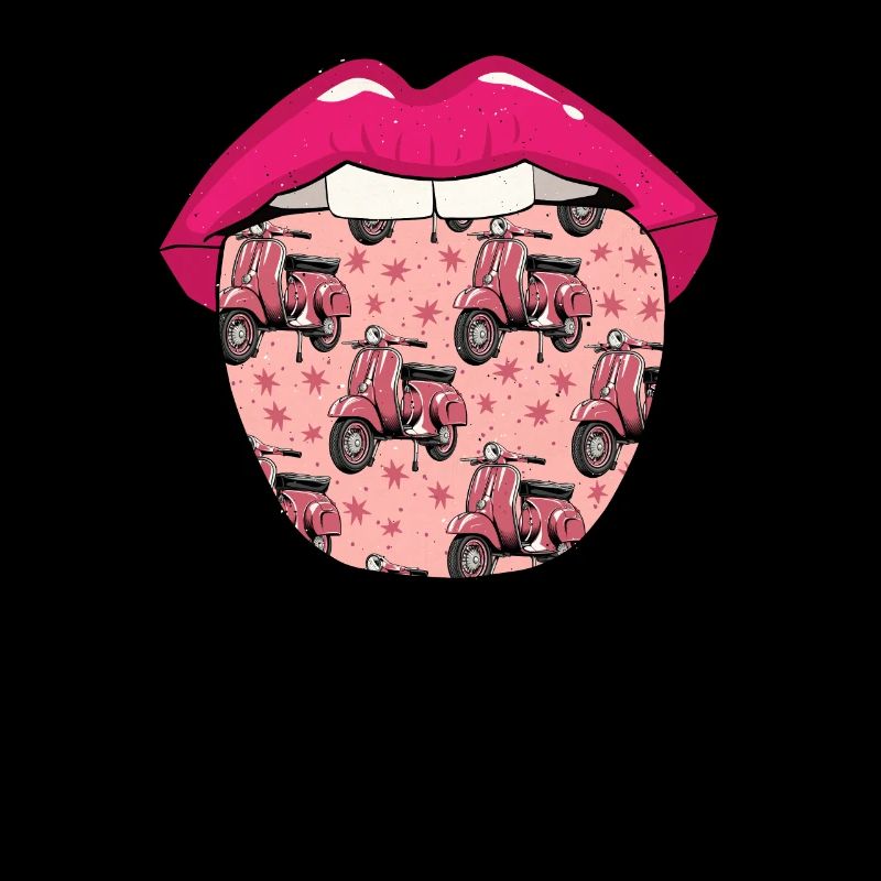 Motorroller Lippen