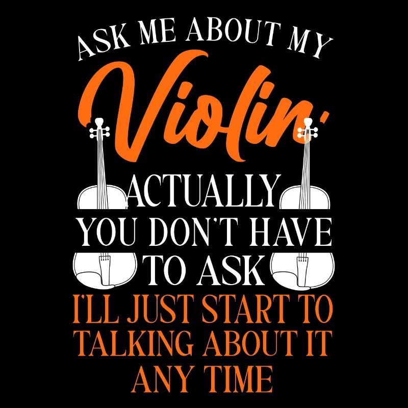 Violon Violoniste Vintage Demandez-moi