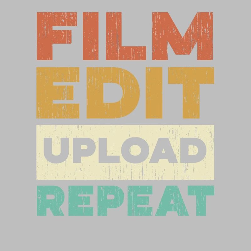 Filmbearbeitung Upload Repeat Content Creator Vlogger