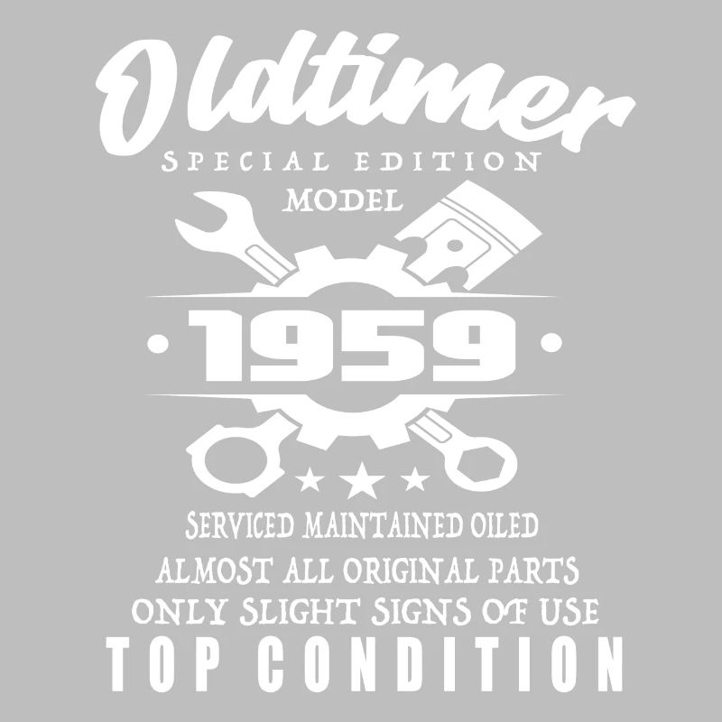 Oldtimer Special Edition Modell 1959 Geburtstag
