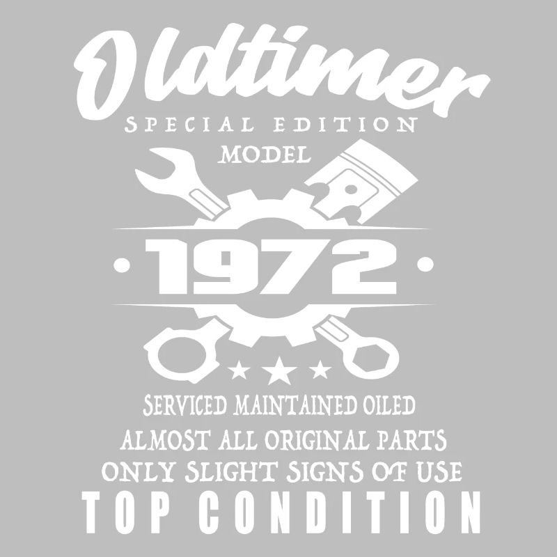 Oldtimer Special Edition Model 1972 Birthday