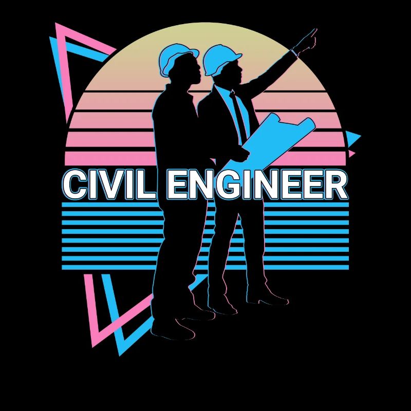 Civil Engineer Civil Engineering Retro
