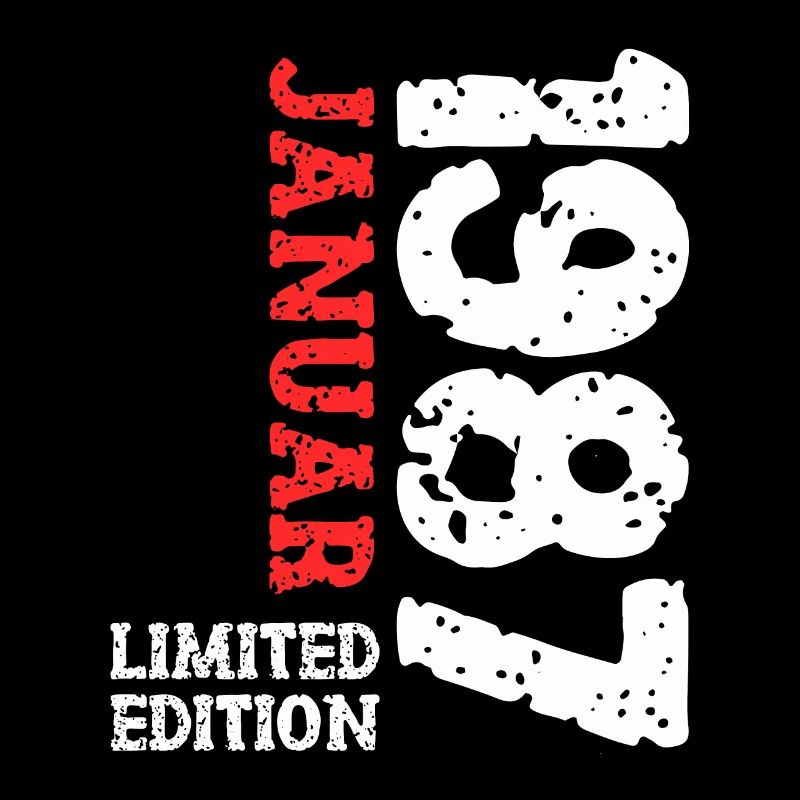 1987 janvier édition limitée déco tenue d’anniversaire