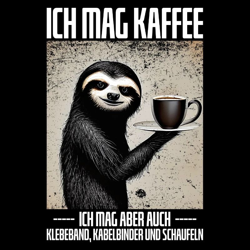 Ich Mag Kaffee Faultier Bild Kaffee Geschenk