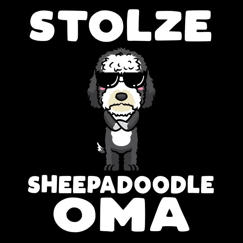 Stolze Sheepadoodle Oma