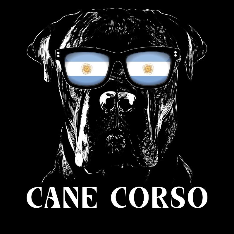 Cane Corso Argentine Drapeau argentin
