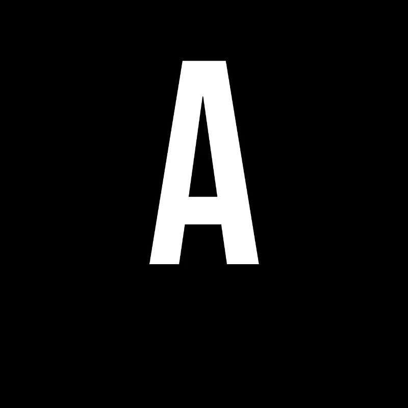 Une lettre chiffre symbole alphabet initiale
