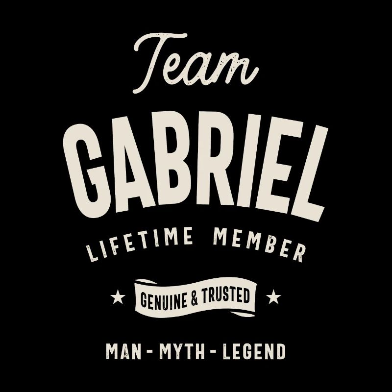 Team Gabriel Lifetime Member Personalized Name