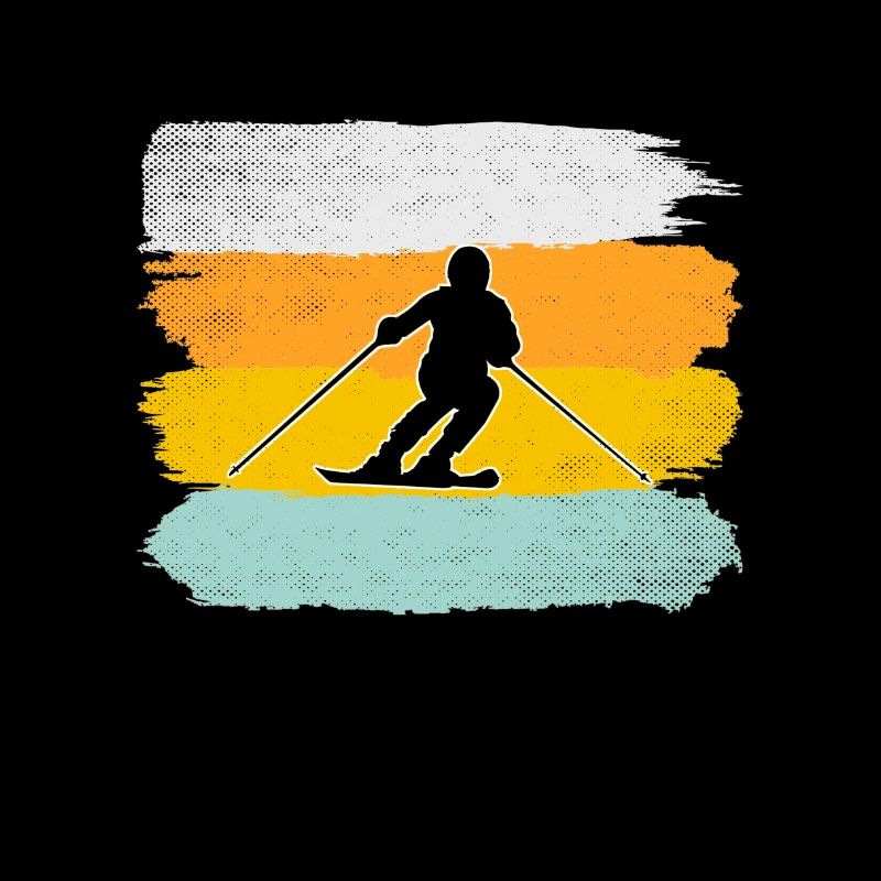 Retro skiing